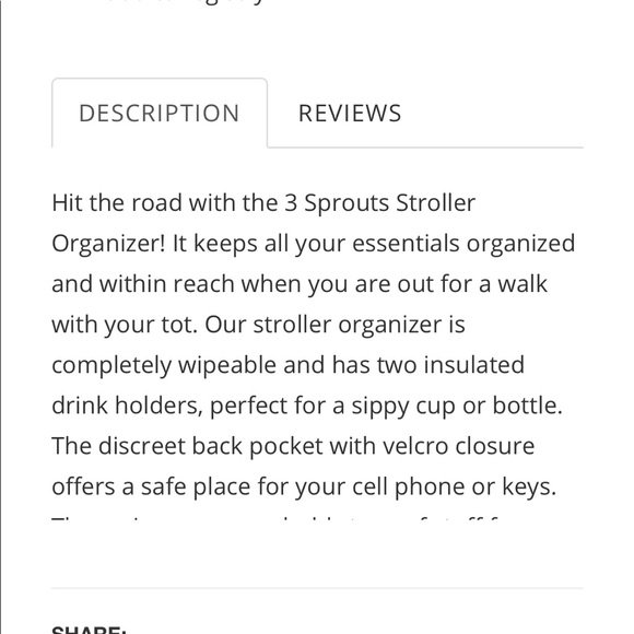 Stroller organizer - Picture 6 of 6